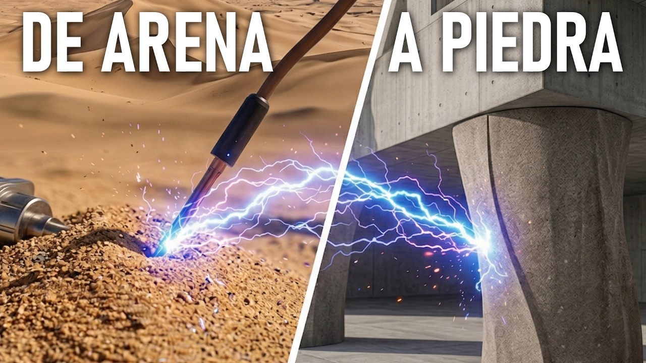 El Hormigón está OBSOLETO: de Arena a Piedra Sólida sin