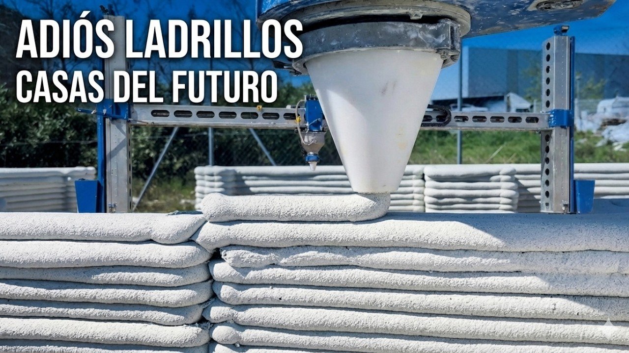 Este Robot construye casas: Así funciona la Impresora 3D de