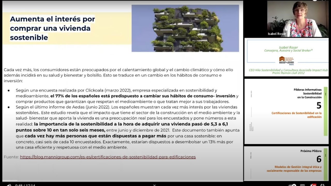 Píldora Construcción Sostenible 5: Certificaciones de Sostenibilidad en la edificación