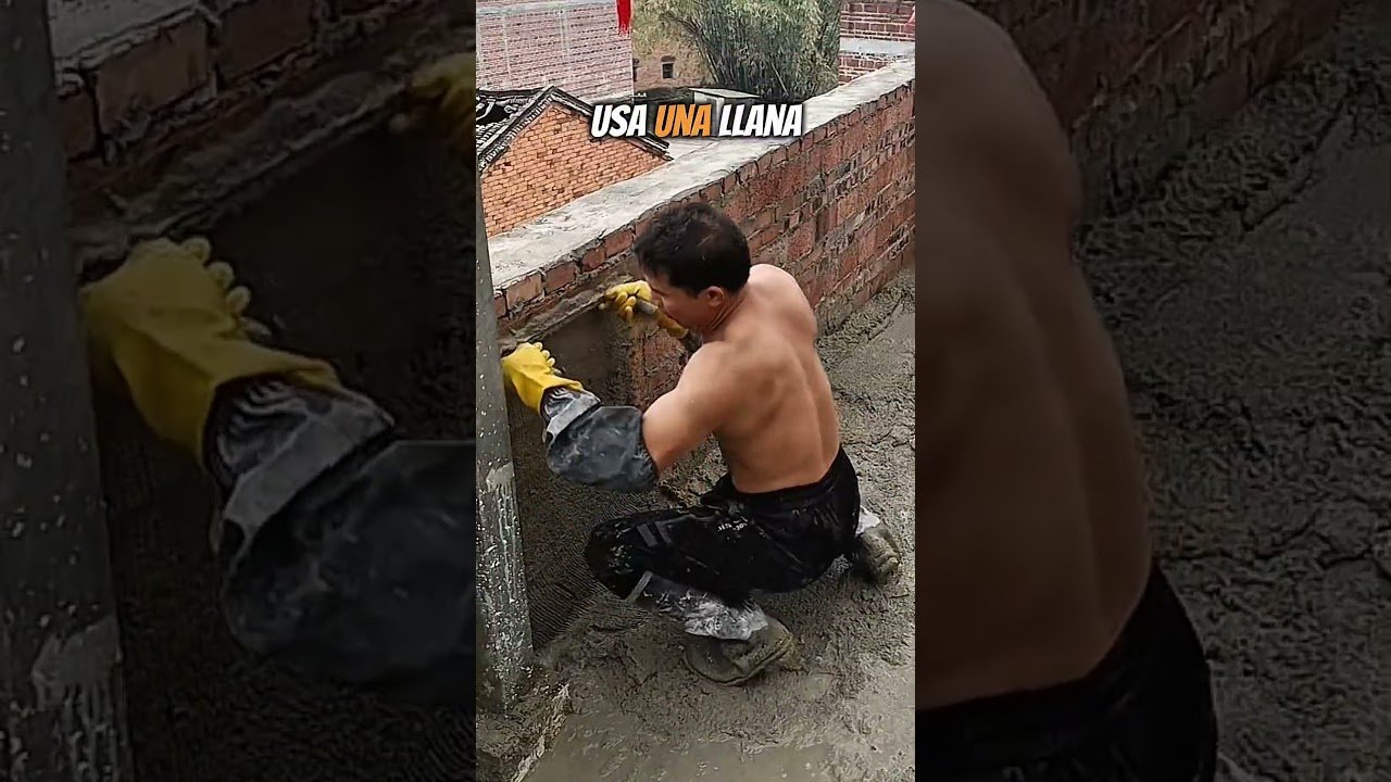 la técnica de los chinos para revocar 100 metros de