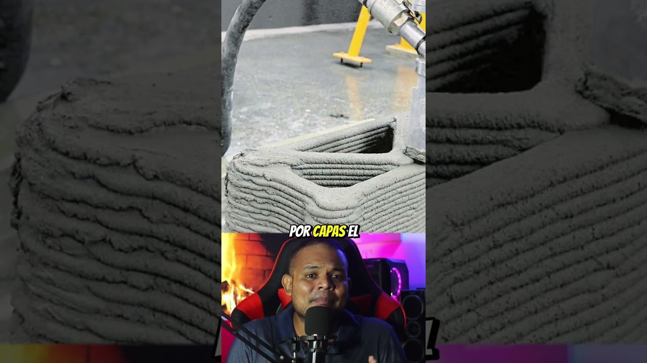 Las impresoras de concreto 3D #curiosidades #datoscuriosos #sabiasque