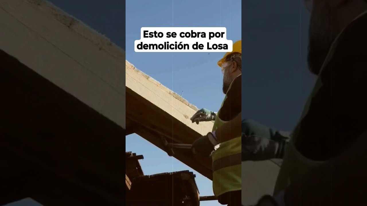 Esto se cobra por demolición de Losa #construccion #ingeniero #arquitectura