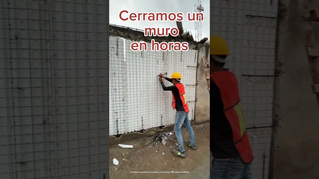Así es la #construccion ligera con panel estructural: súper rápida